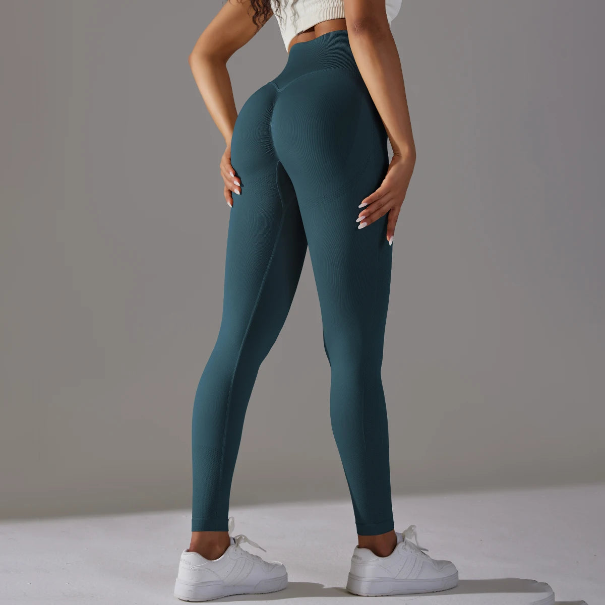 Women's Seamless Fitness Leggings - Push Up Shaping Gym & Cycling Pants