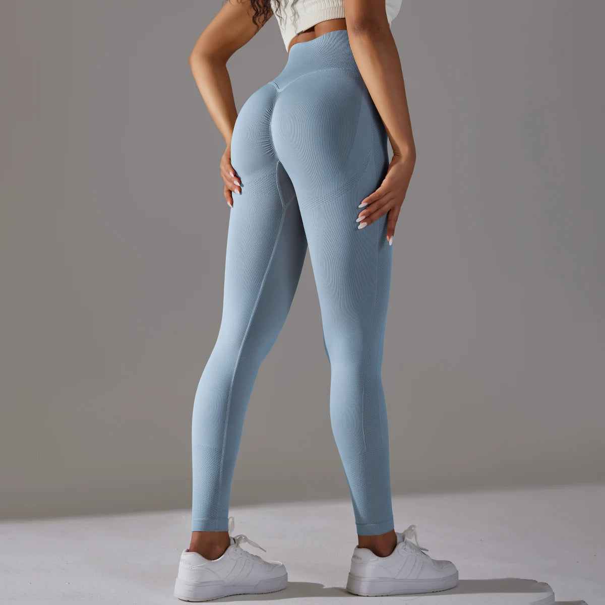Women's Seamless Fitness Leggings - Push Up Shaping Gym & Cycling Pants
