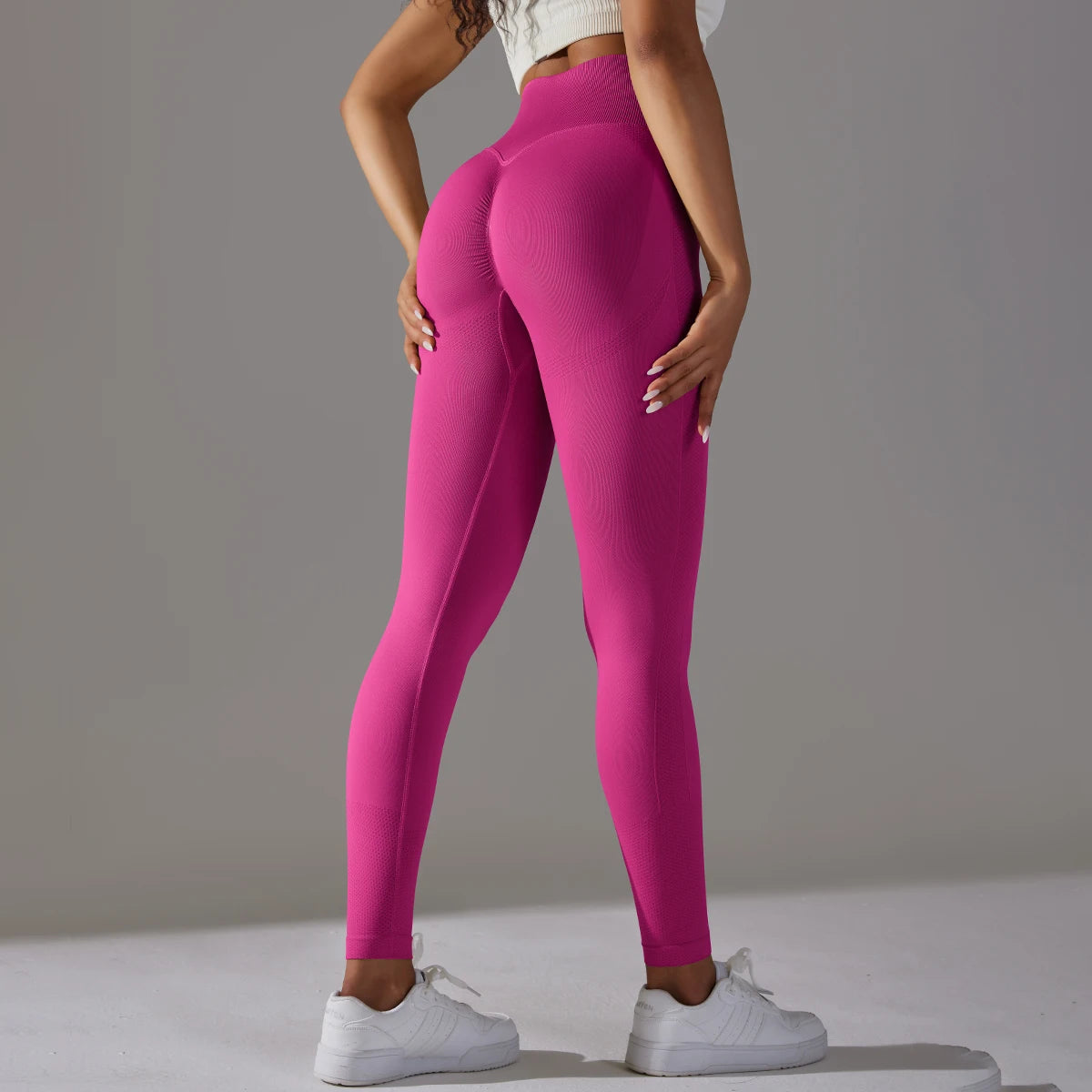 Women's Seamless Fitness Leggings - Push Up Shaping Gym & Cycling Pants