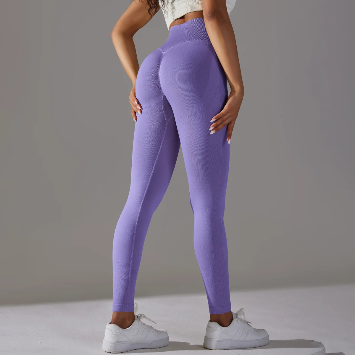 Women's Seamless Fitness Leggings - Push Up Shaping Gym & Cycling Pants