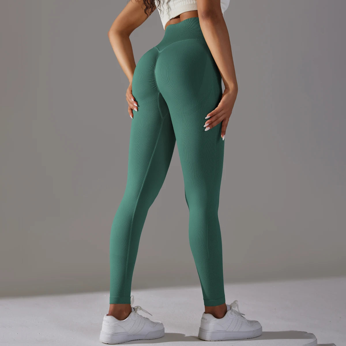 Women's Seamless Fitness Leggings - Push Up Shaping Gym & Cycling Pants