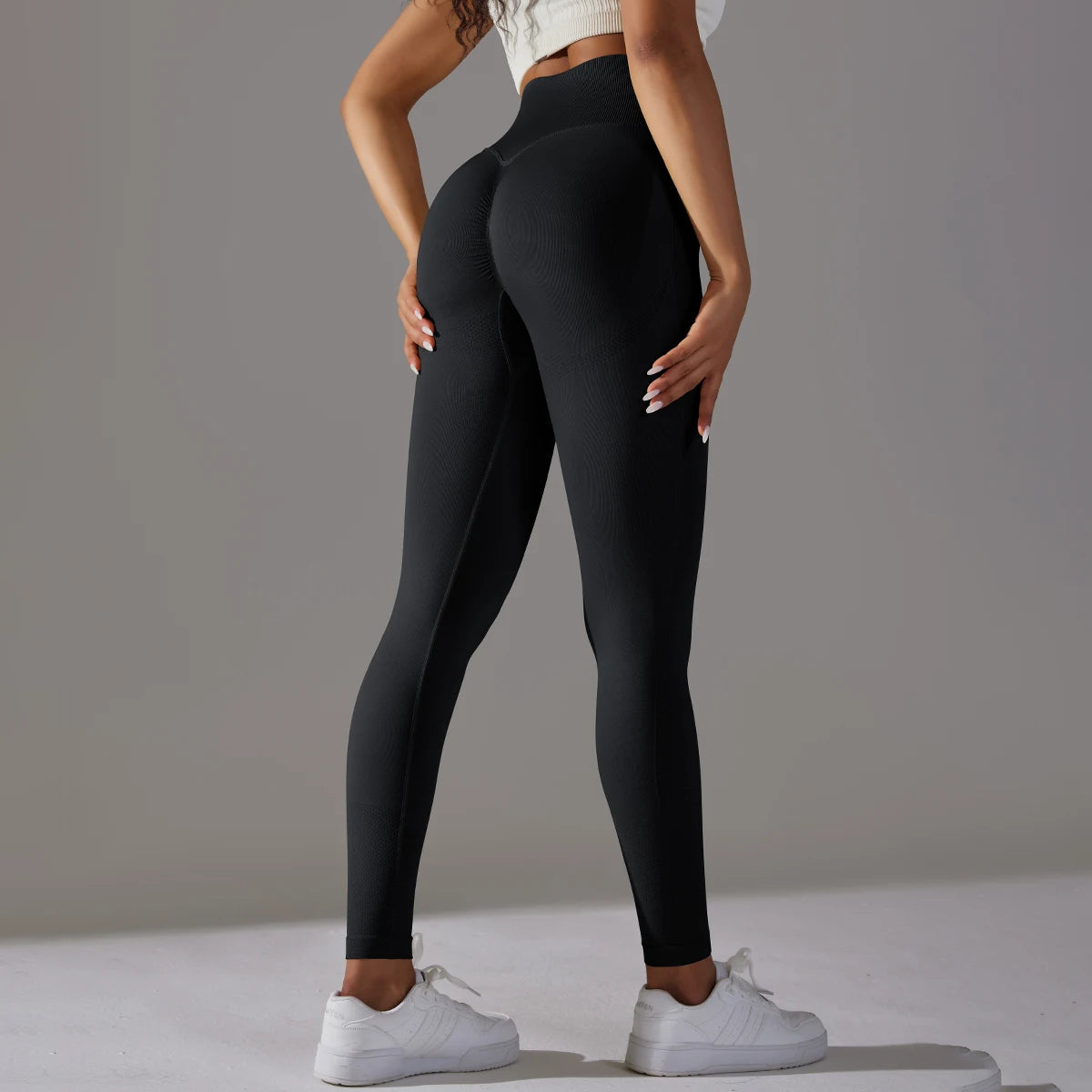 Women's Seamless Fitness Leggings - Push Up Shaping Gym & Cycling Pants