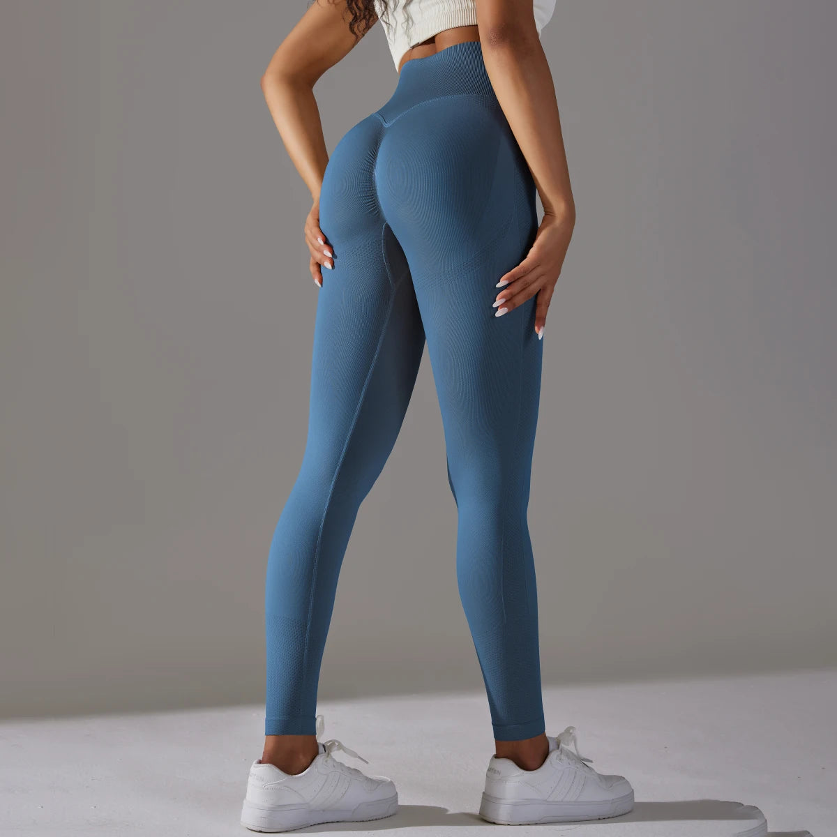 Women's Seamless Fitness Leggings - Push Up Shaping Gym & Cycling Pants
