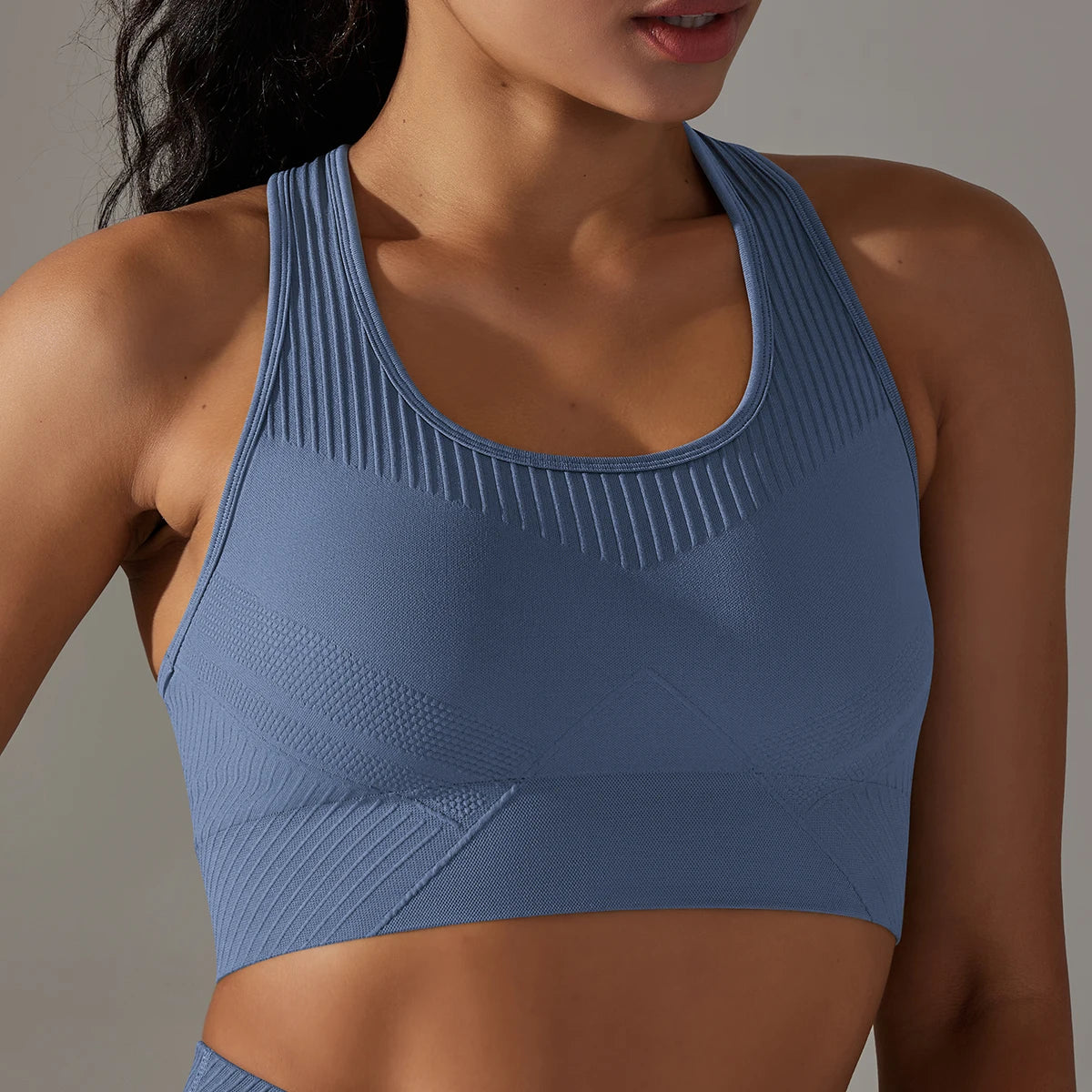 Women's Cross Back Sports Bra - Breathable & Shockproof