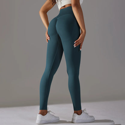 Women's Seamless Fitness Leggings - Push Up Shaping Gym & Cycling Pants