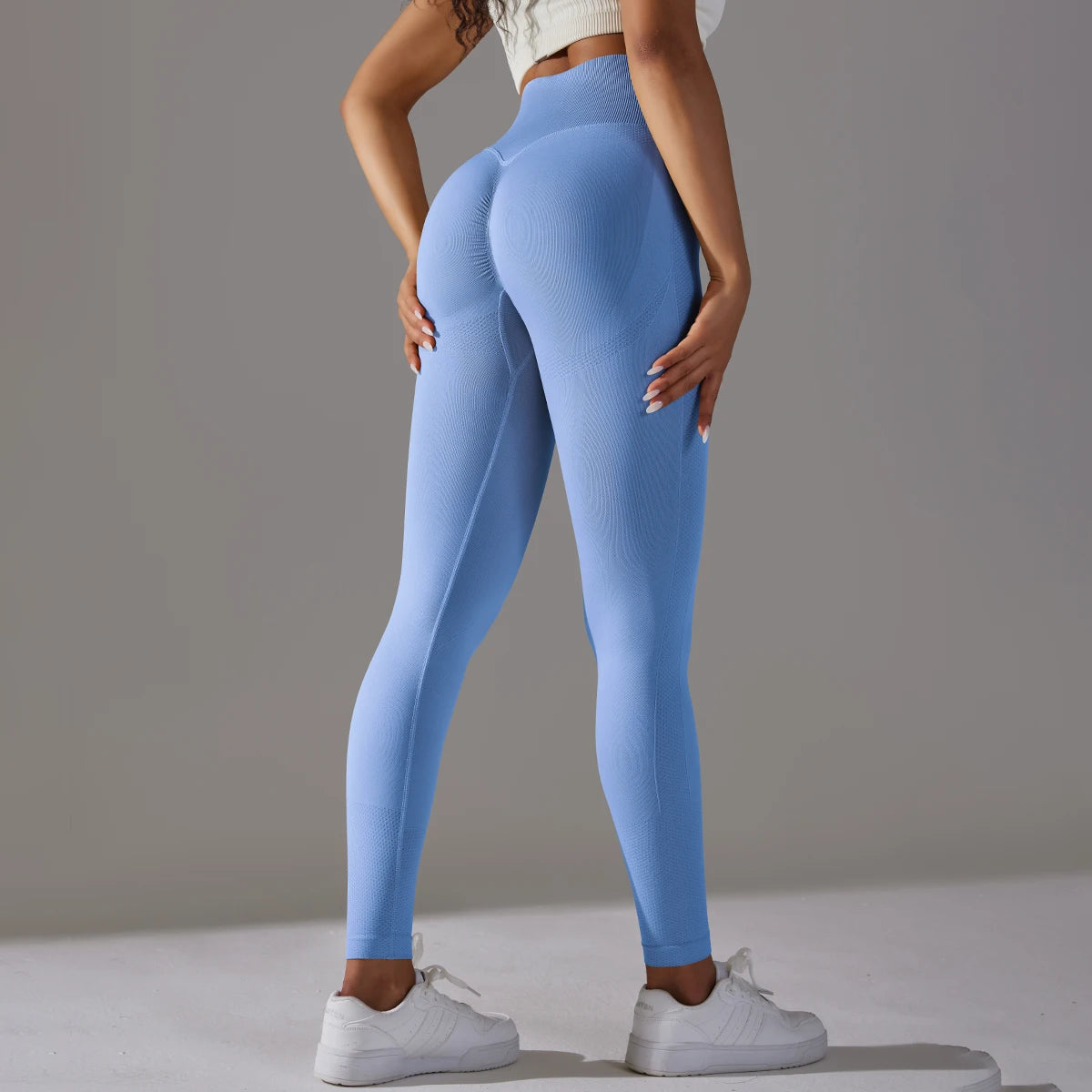 Women's Seamless Fitness Leggings - Push Up Shaping Gym & Cycling Pants