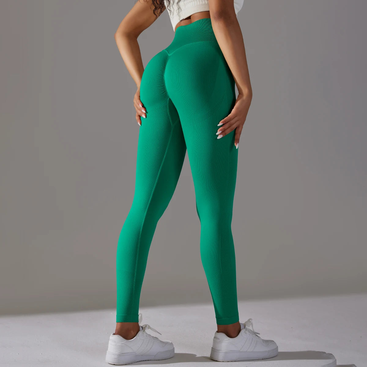 Women's Seamless Fitness Leggings - Push Up Shaping Gym & Cycling Pants