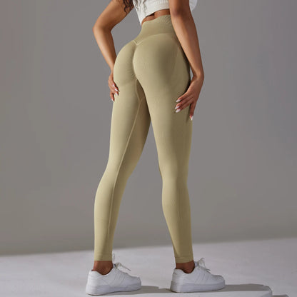 Women's Seamless Fitness Leggings - Push Up Shaping Gym & Cycling Pants
