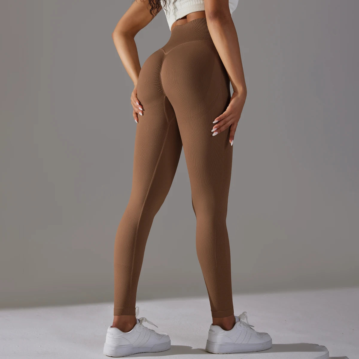 Women's Seamless Fitness Leggings - Push Up Shaping Gym & Cycling Pants