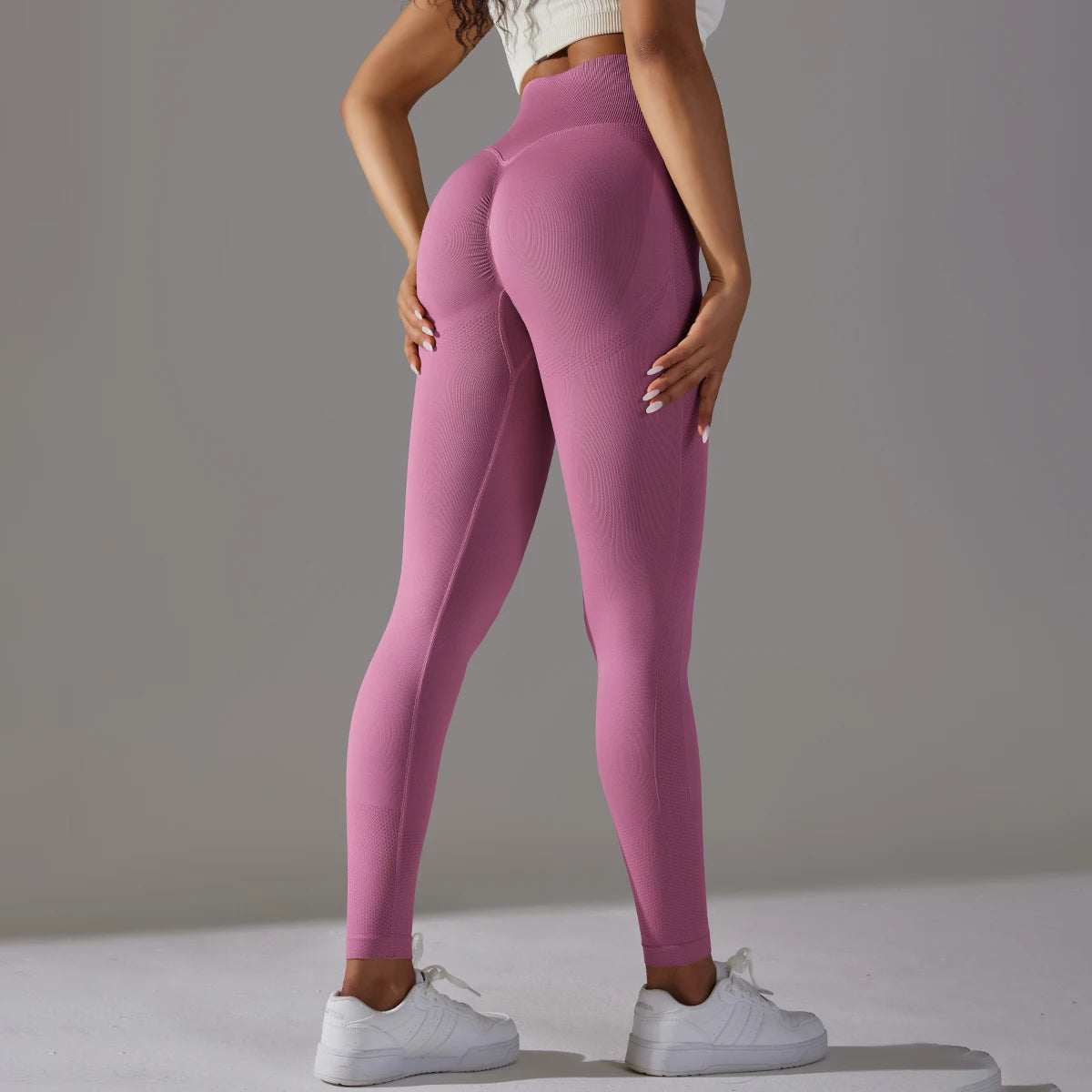 Women's Seamless Fitness Leggings - Push Up Shaping Gym & Cycling Pants