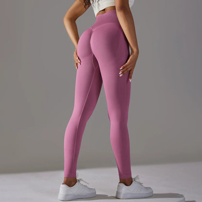 Women's Seamless Fitness Leggings - Push Up Shaping Gym & Cycling Pants