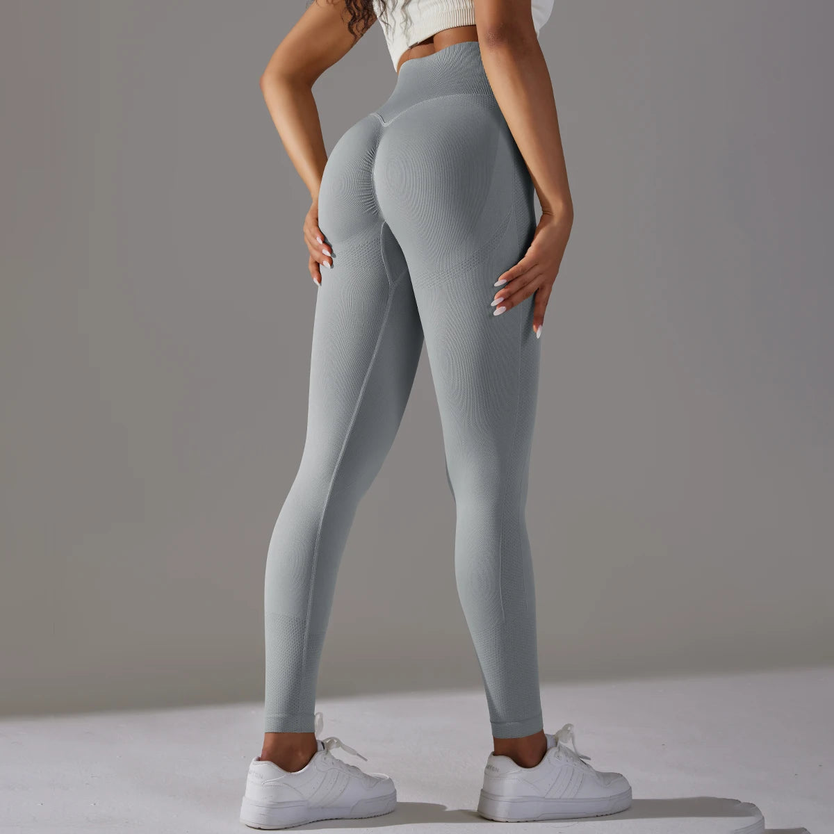 Women's Seamless Fitness Leggings - Push Up Shaping Gym & Cycling Pants