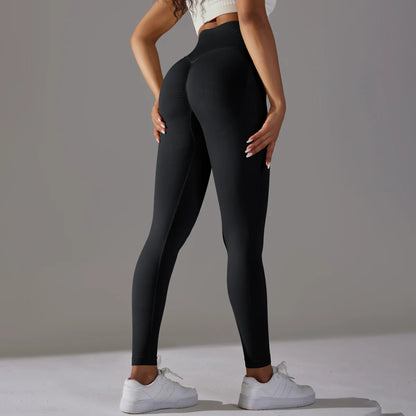 Women's Seamless Fitness Leggings - Push Up Shaping Gym & Cycling Pants