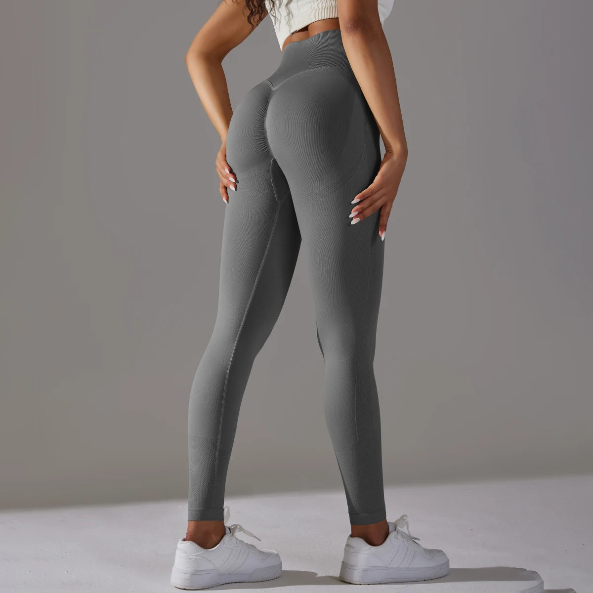 Women's Seamless Fitness Leggings - Push Up Shaping Gym & Cycling Pants