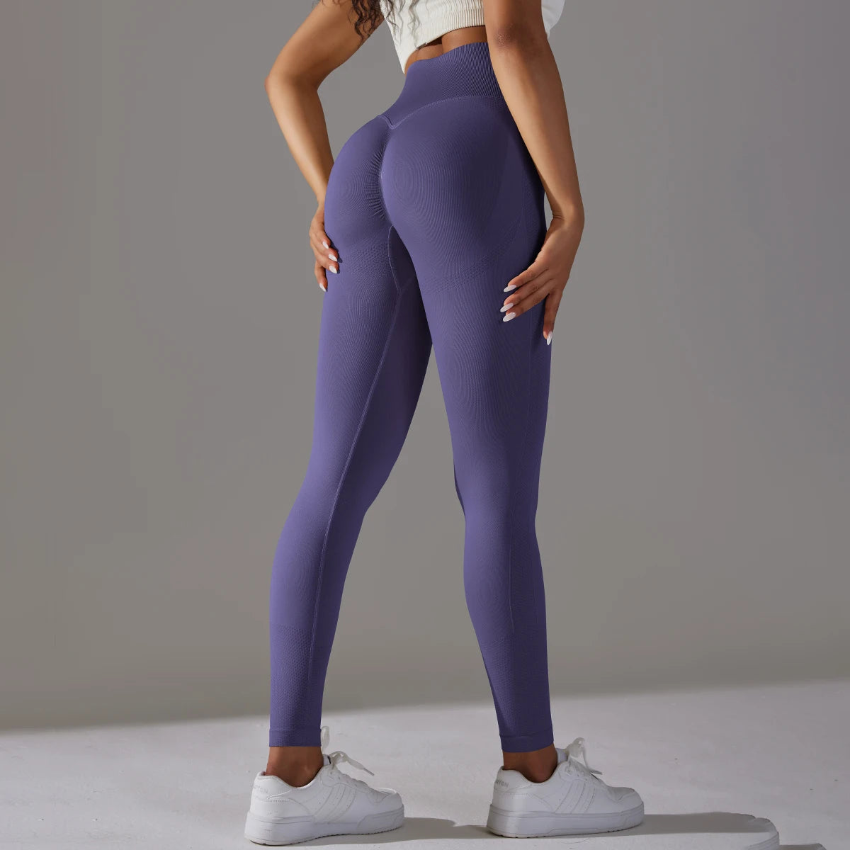 Women's Seamless Fitness Leggings - Push Up Shaping Gym & Cycling Pants