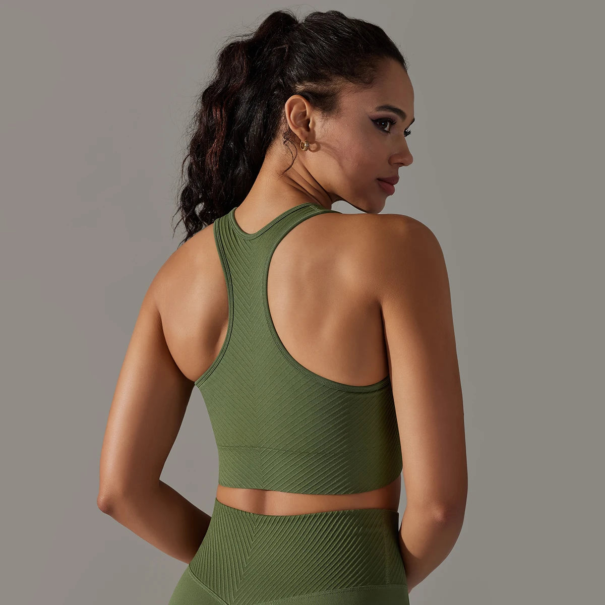 Women's Cross Back Sports Bra - Breathable & Shockproof